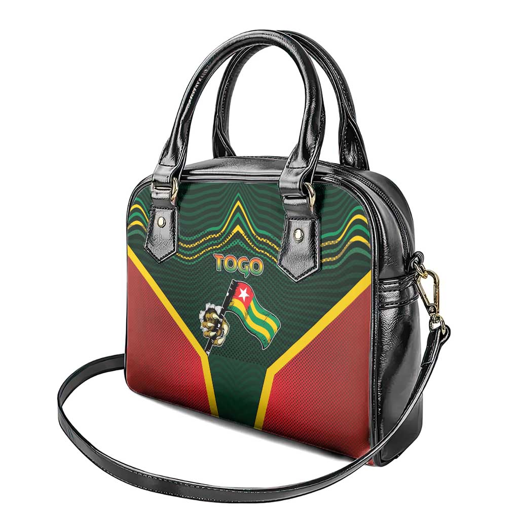 Togo Shoulder Handbag Lion Claw Flag Sport Style - Wonder Print Shop