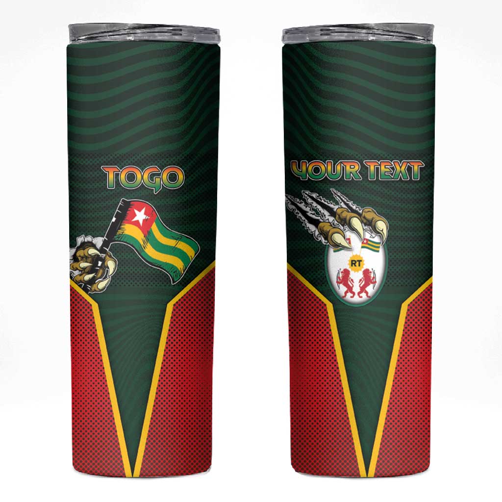 Personalized Togo Skinny Tumbler Lion Claw Flag Sport Style - Wonder Print Shop