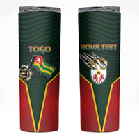 Personalized Togo Skinny Tumbler Lion Claw Flag Sport Style - Wonder Print Shop