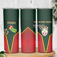 Personalized Togo Skinny Tumbler Lion Claw Flag Sport Style - Wonder Print Shop