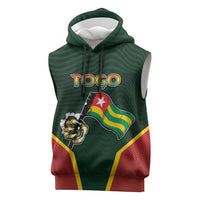 Personalized Togo Sleeveless Hoodie Lion Claw Flag Sport Style - Wonder Print Shop