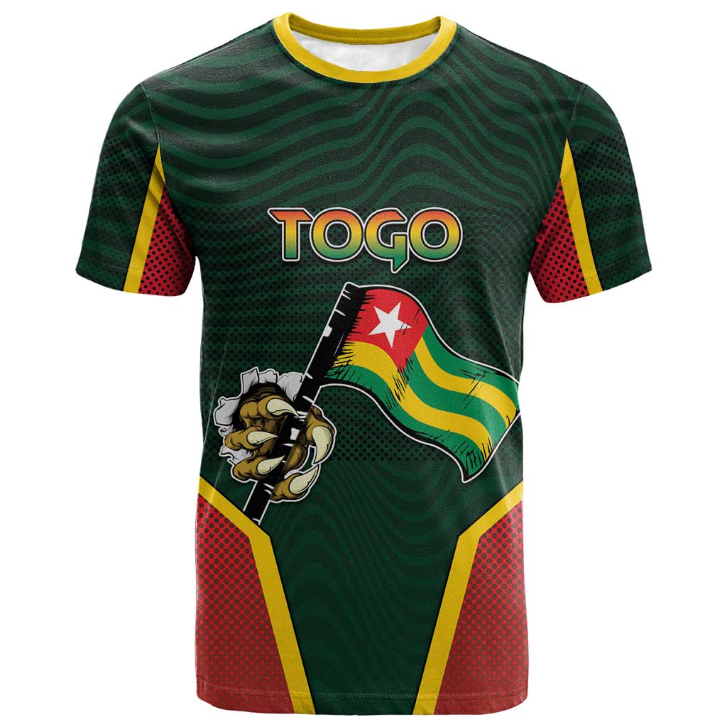 Personalized Togo T shirt Lion Claw Flag Sport Style - Wonder Print Shop