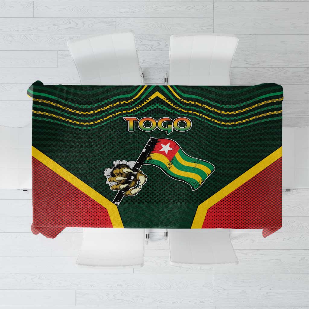 Togo Tablecloth Lion Claw Flag Sport Style - Wonder Print Shop