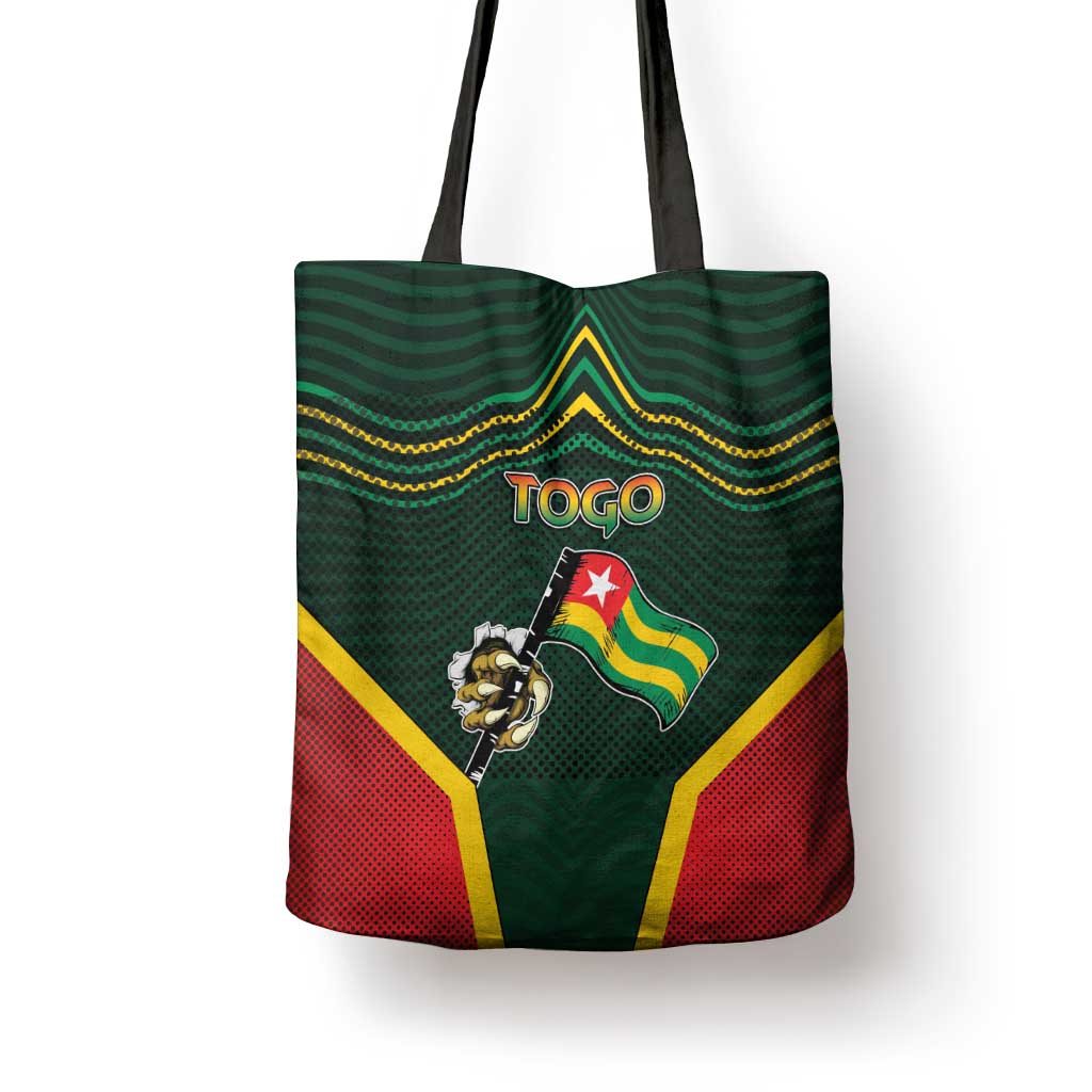 Togo Tote Bag Lion Claw Flag Sport Style - Wonder Print Shop