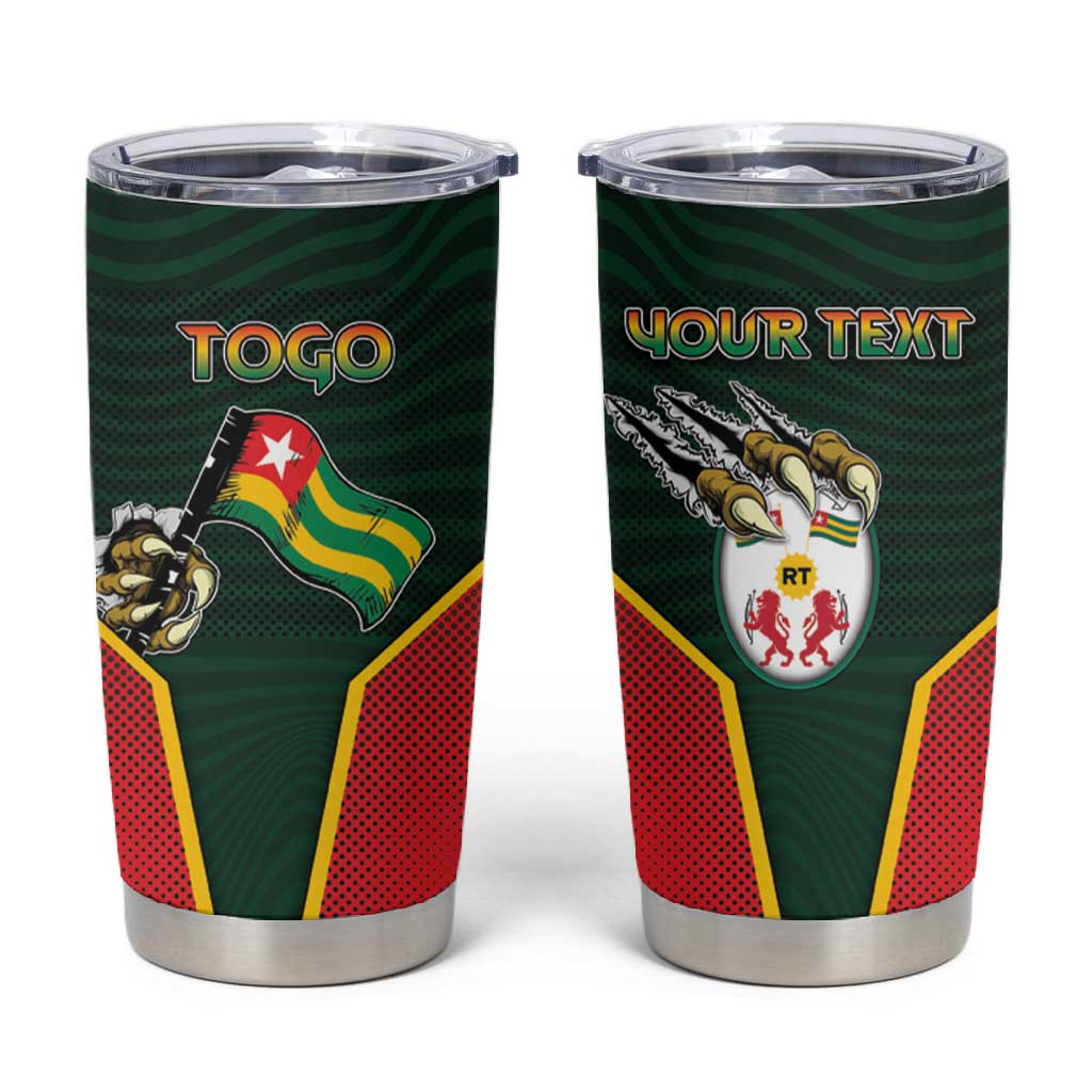 Personalized Togo Tumbler Cup Lion Claw Flag Sport Style - Wonder Print Shop