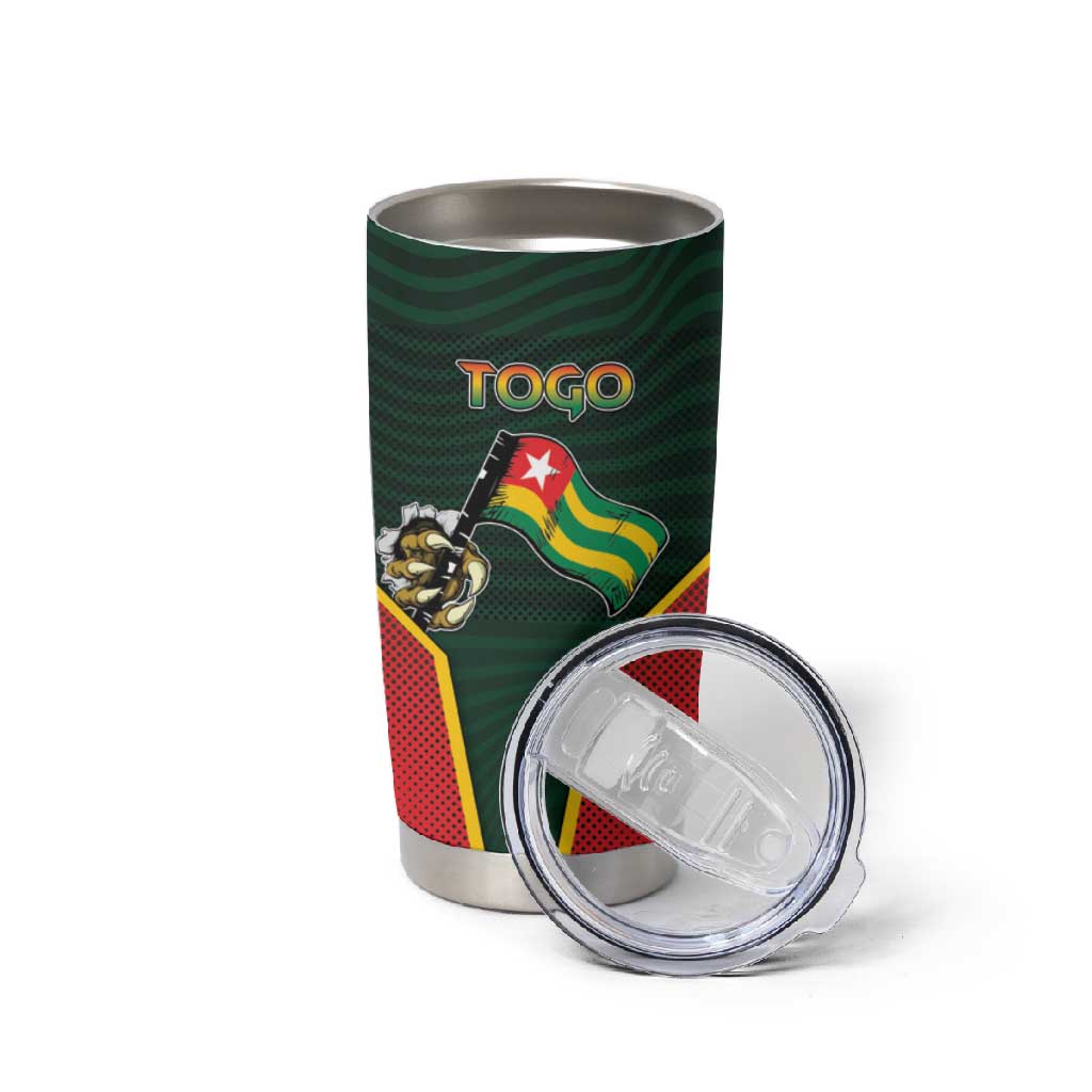 Personalized Togo Tumbler Cup Lion Claw Flag Sport Style - Wonder Print Shop