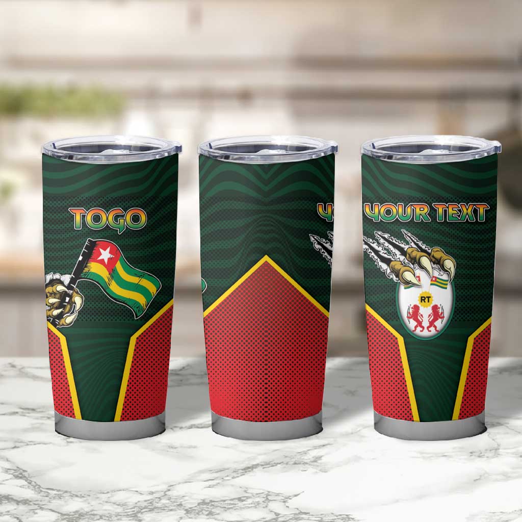 Personalized Togo Tumbler Cup Lion Claw Flag Sport Style - Wonder Print Shop