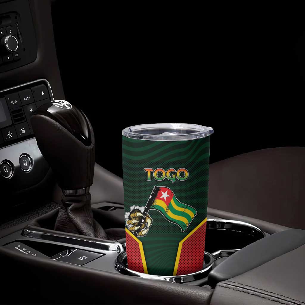 Personalized Togo Tumbler Cup Lion Claw Flag Sport Style - Wonder Print Shop