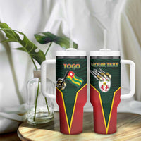 Personalized Togo Tumbler With Handle Lion Claw Flag Sport Style - Wonder Print Shop