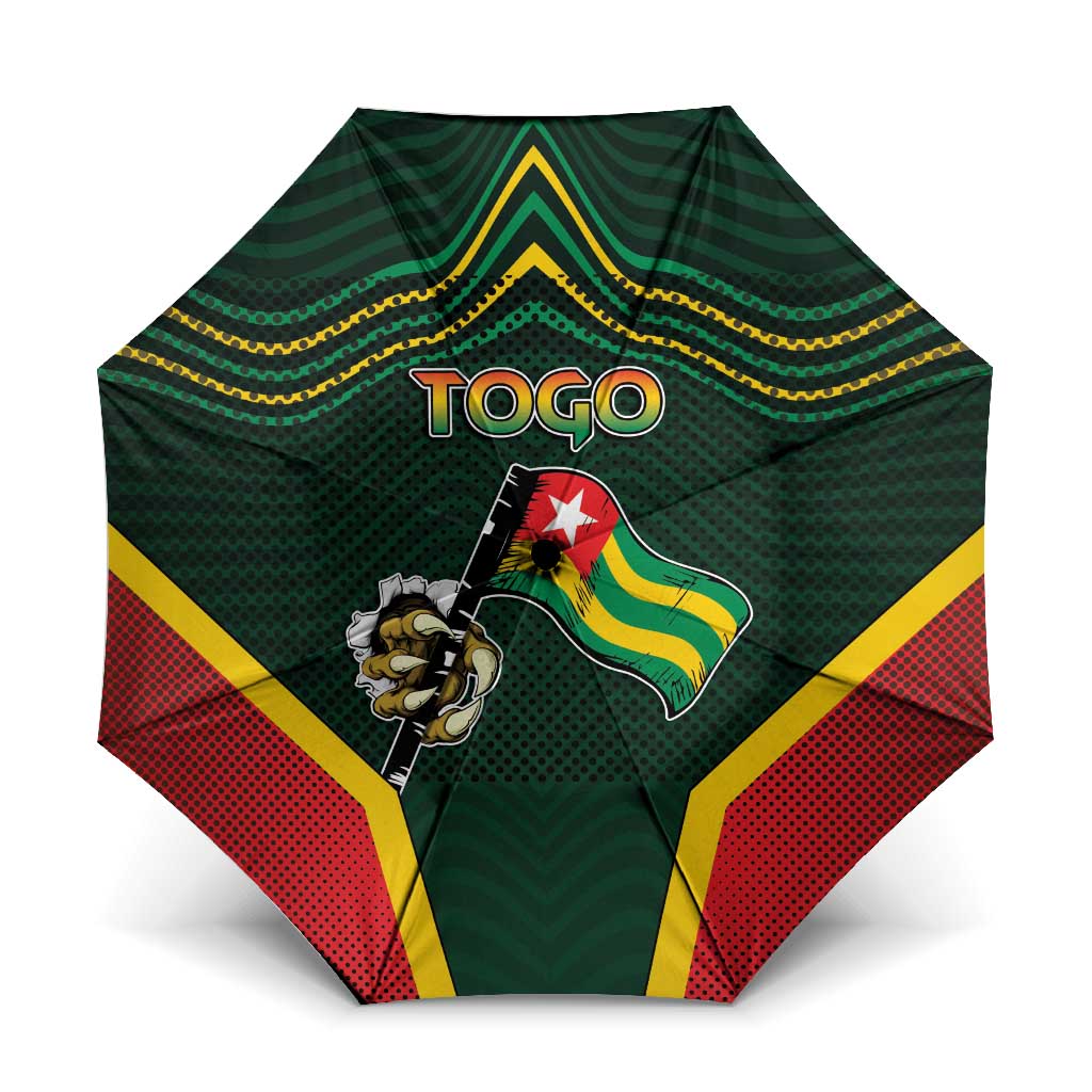 Togo Umbrella Lion Claw Flag Sport Style - Wonder Print Shop