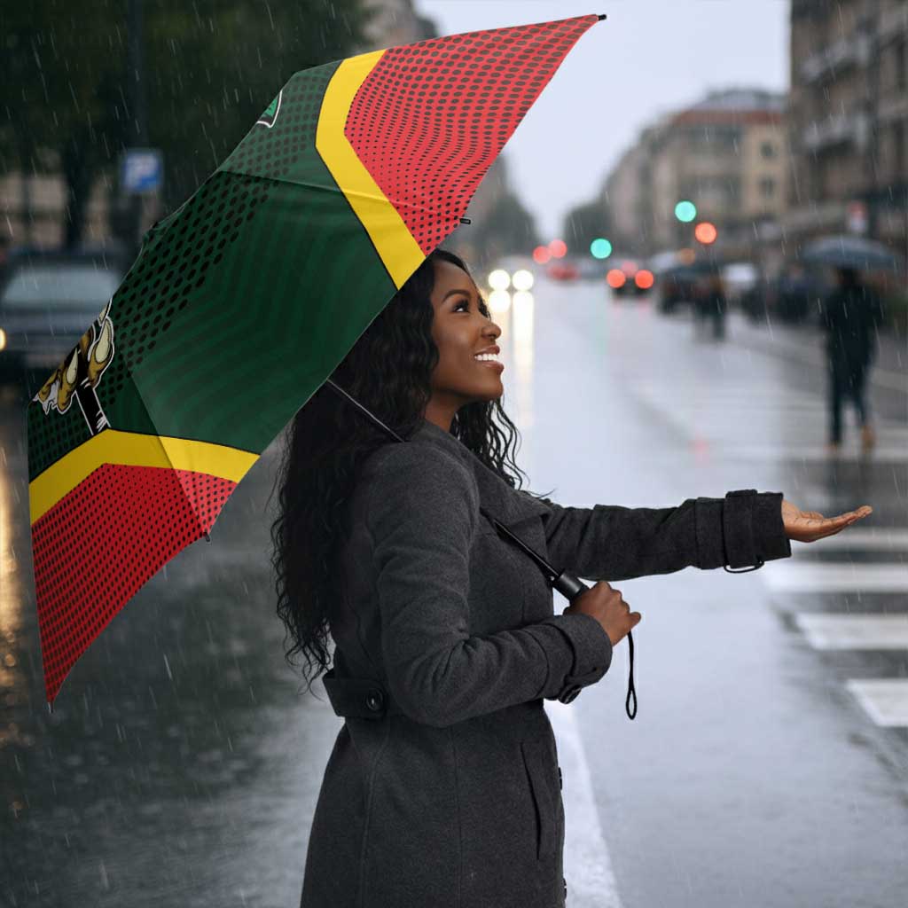 Togo Umbrella Lion Claw Flag Sport Style - Wonder Print Shop