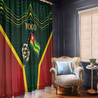 Togo Window Curtain Lion Claw Flag Sport Style - Wonder Print Shop