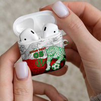 Custom Iran Football AirPods Case Leopard Comic Manga Art Style