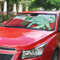 Custom Iran Football Auto Sun Shade Leopard Comic Manga Art Style