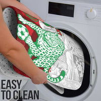 Custom Iran Football Bathroom Set Leopard Comic Manga Art Style