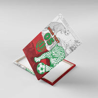 Custom Iran Football Canvas Wall Art Leopard Comic Manga Art Style