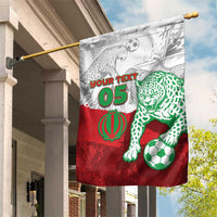 Custom Iran Football Garden Flag Leopard Comic Manga Art Style