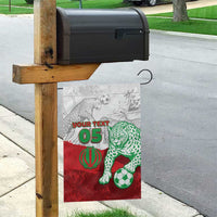 Custom Iran Football Garden Flag Leopard Comic Manga Art Style