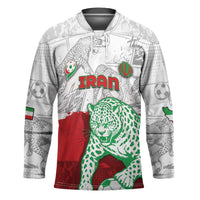 Custom Iran Football Hockey Jersey Leopard Comic Manga Art Style