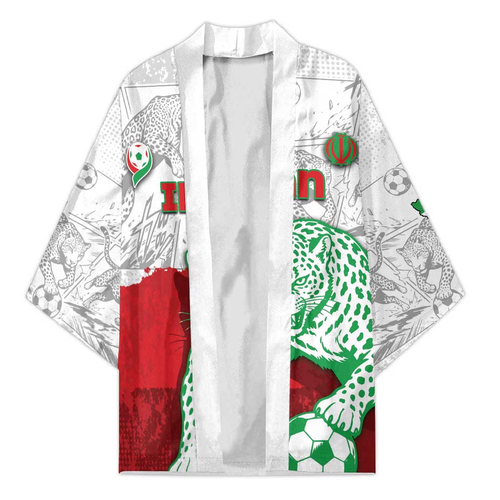 Custom Iran Football Kimono Leopard Comic Manga Art Style