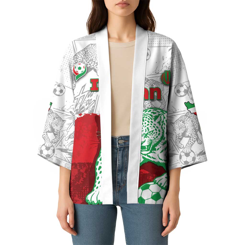 Custom Iran Football Kimono Leopard Comic Manga Art Style