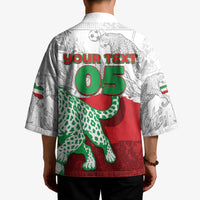 Custom Iran Football Kimono Leopard Comic Manga Art Style