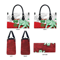 Custom Iran Football Leather Bag Leopard Comic Manga Art Style