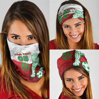 Custom Iran Football Neck Gaiter Leopard Comic Manga Art Style