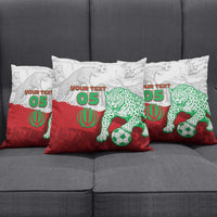 Custom Iran Football Pillow Cover Leopard Comic Manga Art Style