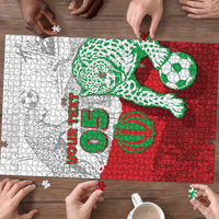 Custom Iran Football Puzzle Leopard Comic Manga Art Style