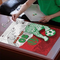 Custom Iran Football Puzzle Leopard Comic Manga Art Style