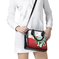 Custom Iran Football Shoulder Handbag Leopard Comic Manga Art Style
