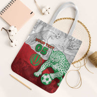 Custom Iran Football Tote Bag Leopard Comic Manga Art Style