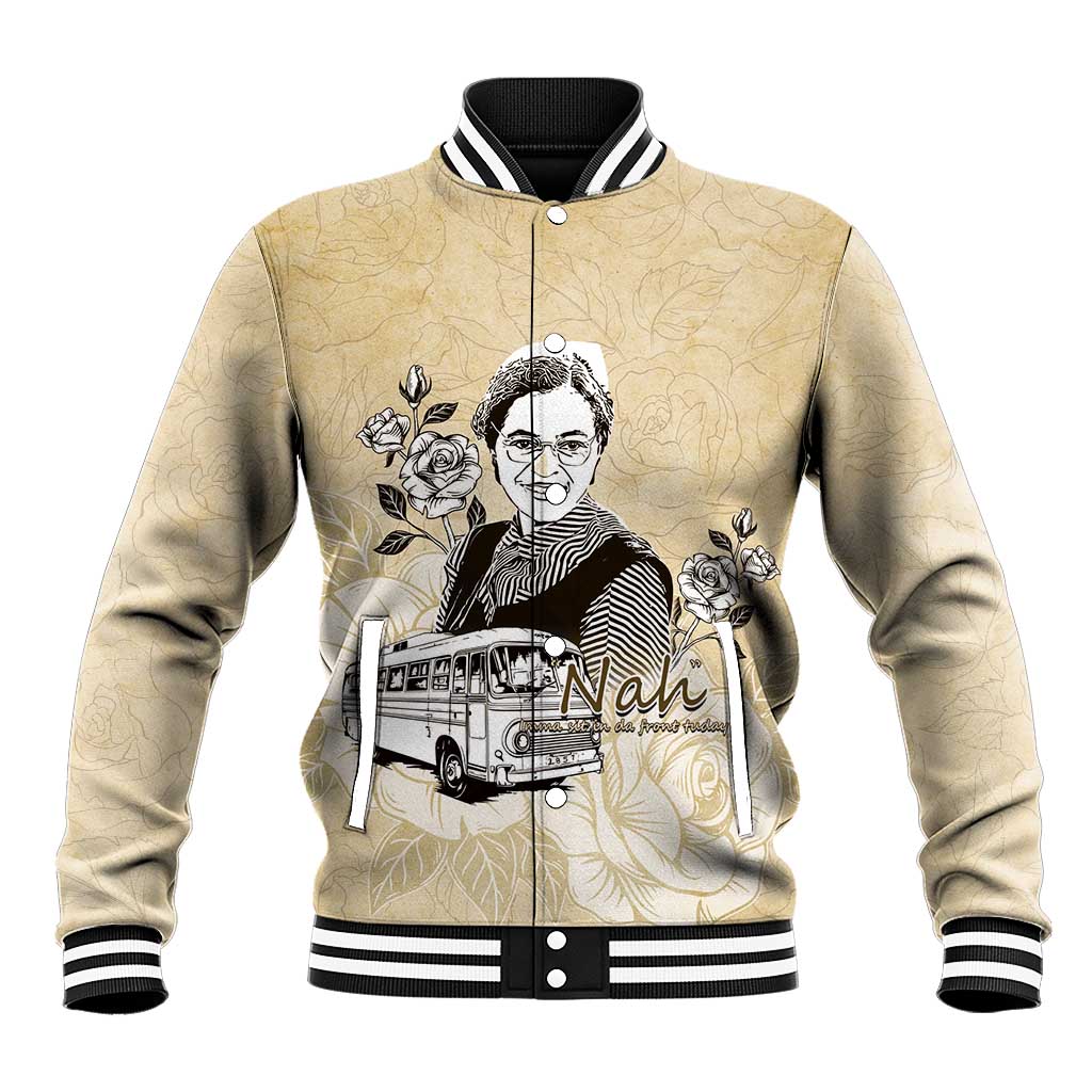 Nah Rosa Parks Baseball Jacket Black Women History