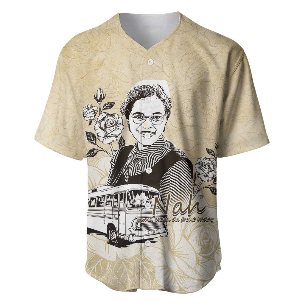 Nah Rosa Parks Baseball Jersey Black Women History