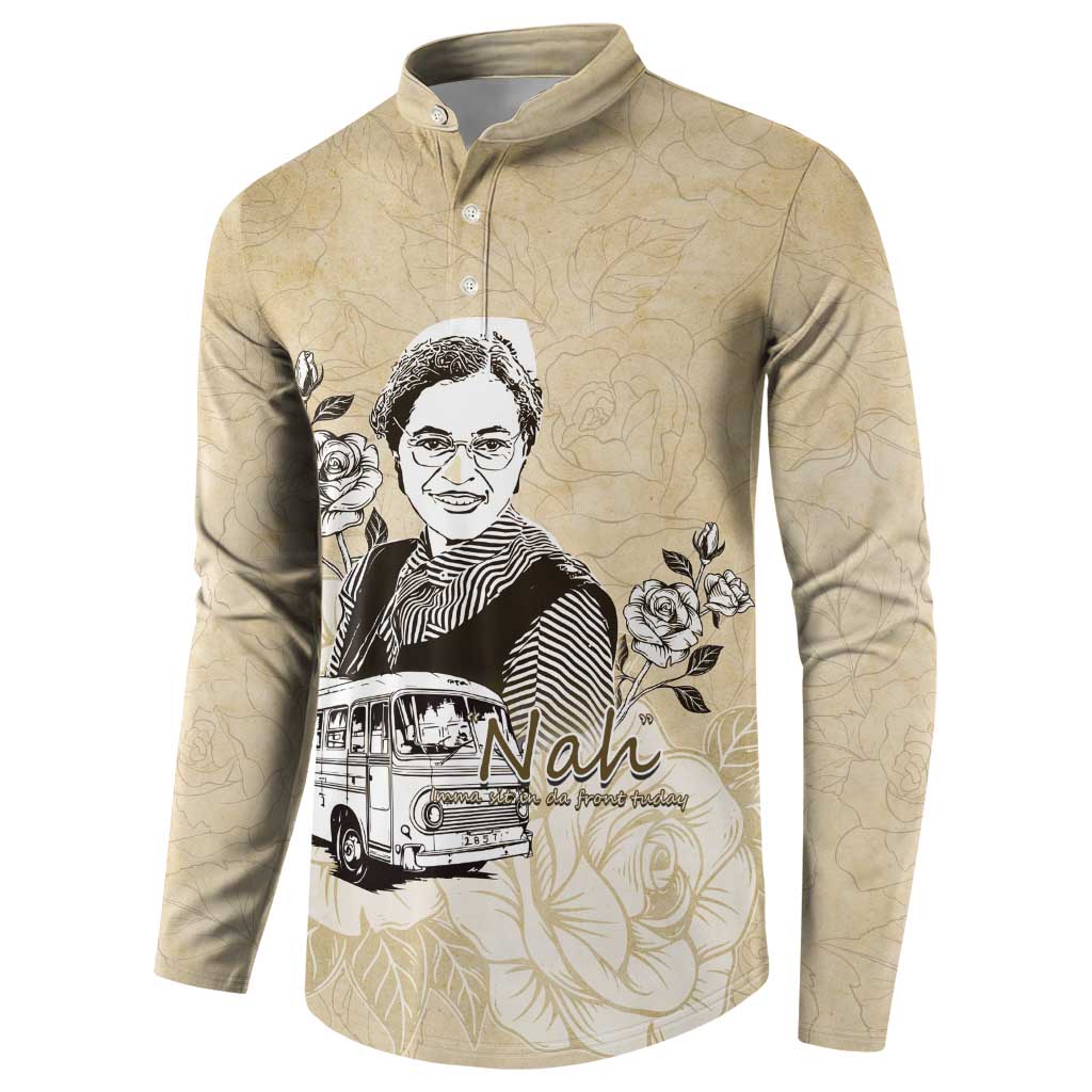 Nah Rosa Parks Button Sweatshirt Black Women History