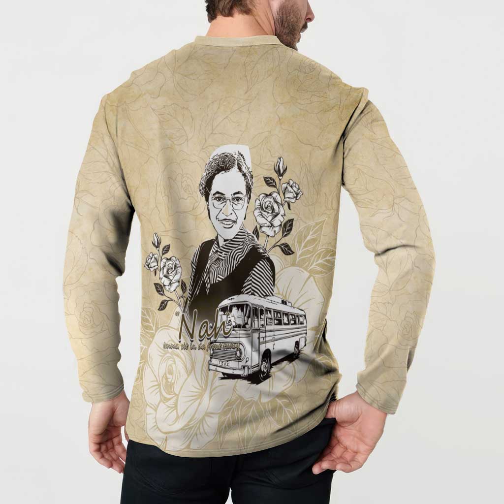 Nah Rosa Parks Button Sweatshirt Black Women History