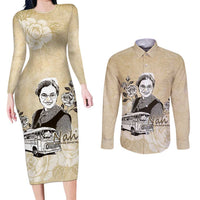 Nah Rosa Parks Couples Matching Long Sleeve Bodycon Dress and Long Sleeve Button Shirt Black Women History