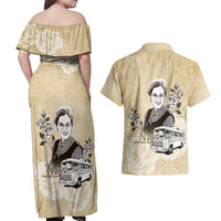 Nah Rosa Parks Couples Matching Off Shoulder Maxi Dress and Hawaiian Shirt Black Women History