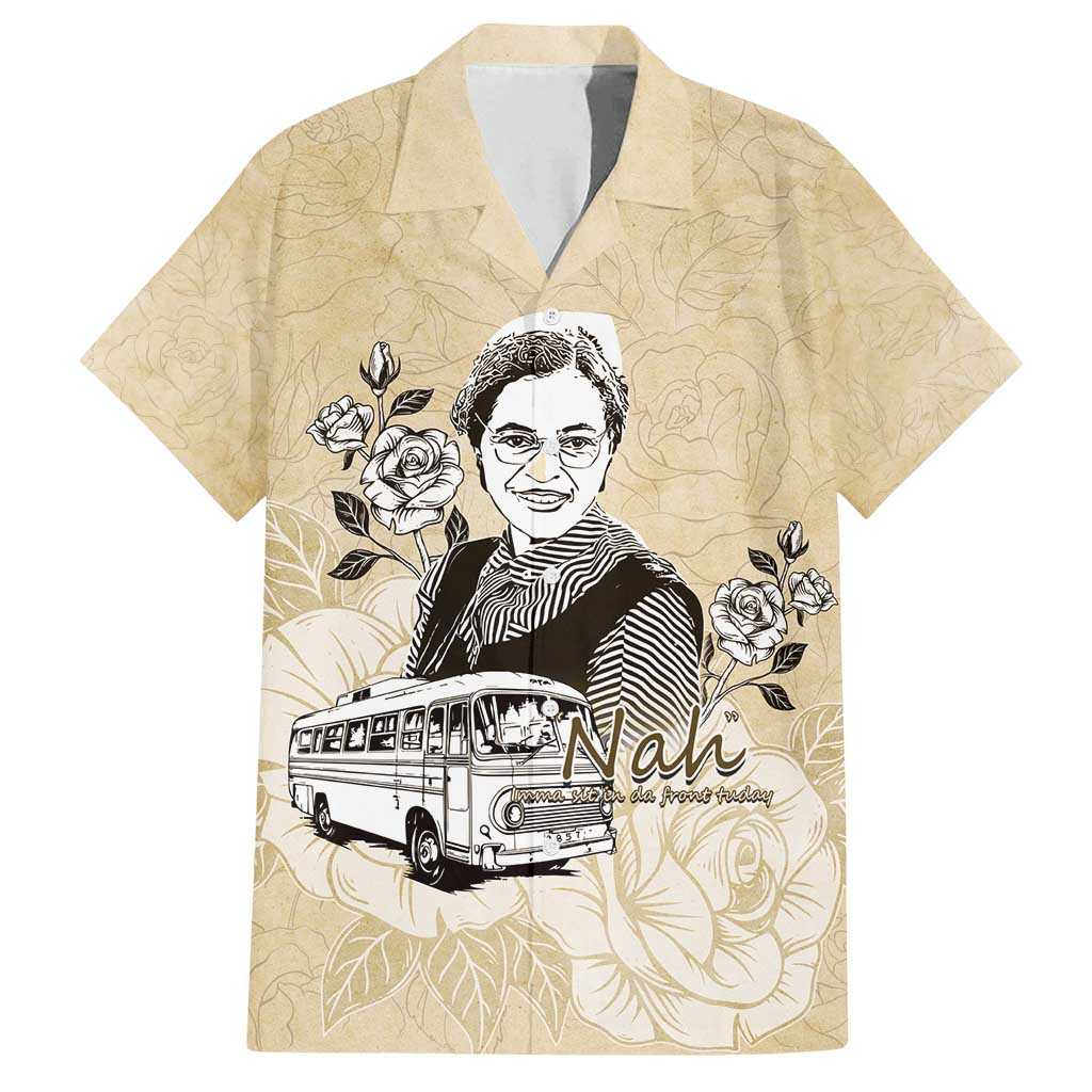 Nah Rosa Parks Family Matching Long Sleeve Bodycon Dress and Hawaiian Shirt Black Women History