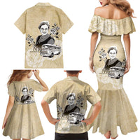 Nah Rosa Parks Family Matching Mermaid Dress and Hawaiian Shirt Black Women History