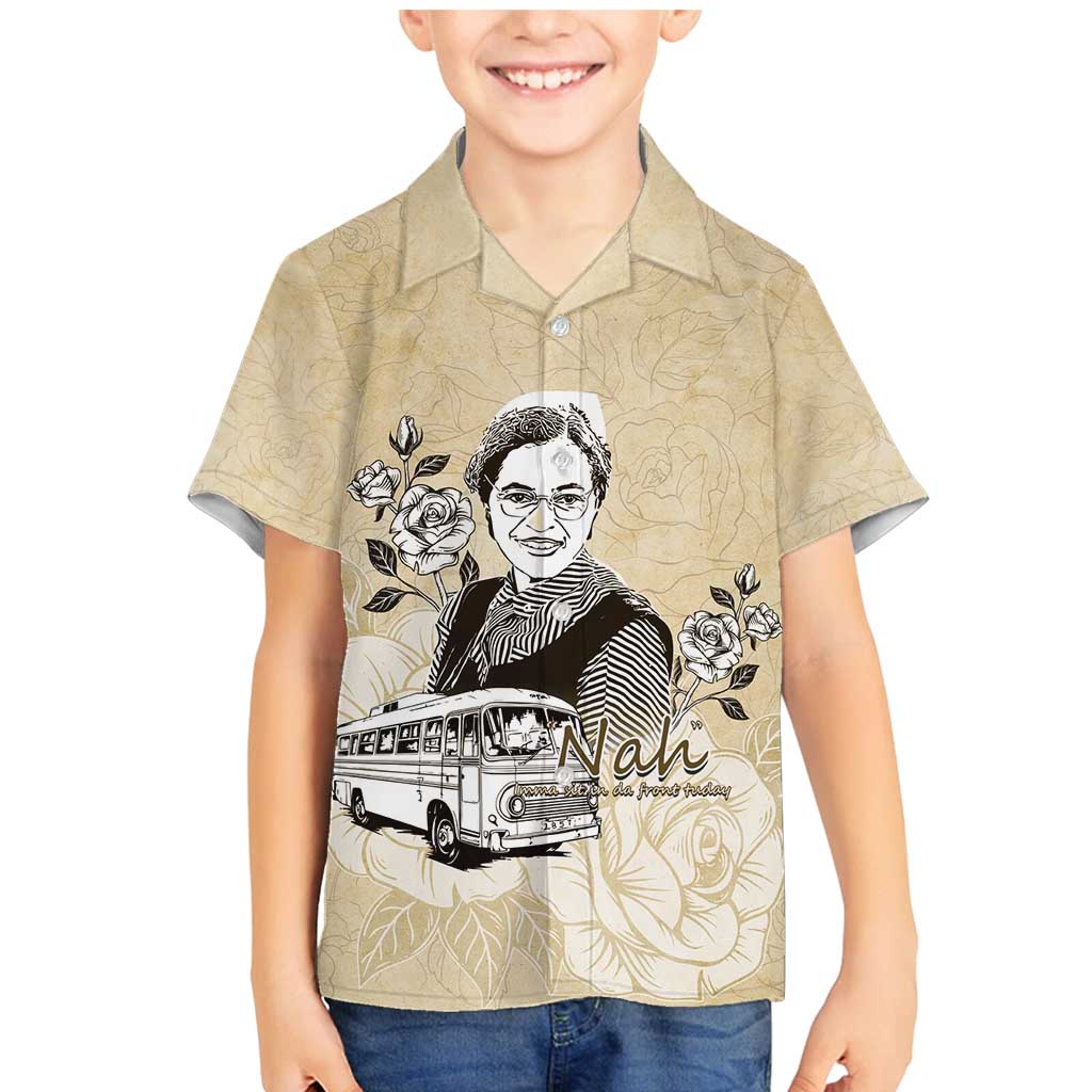 Nah Rosa Parks Family Matching Mermaid Dress and Hawaiian Shirt Black Women History