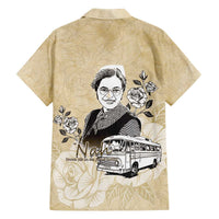 Nah Rosa Parks Family Matching Off The Shoulder Long Sleeve Dress and Hawaiian Shirt Black Women History