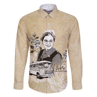 Nah Rosa Parks Family Matching Off The Shoulder Long Sleeve Dress and Hawaiian Shirt Black Women History