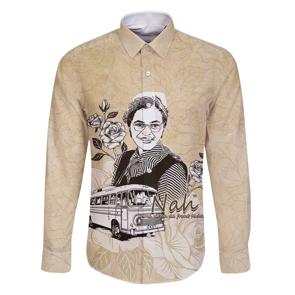 Nah Rosa Parks Family Matching Off Shoulder Maxi Dress and Hawaiian Shirt Black Women History