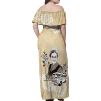 Nah Rosa Parks Family Matching Off Shoulder Maxi Dress and Hawaiian Shirt Black Women History