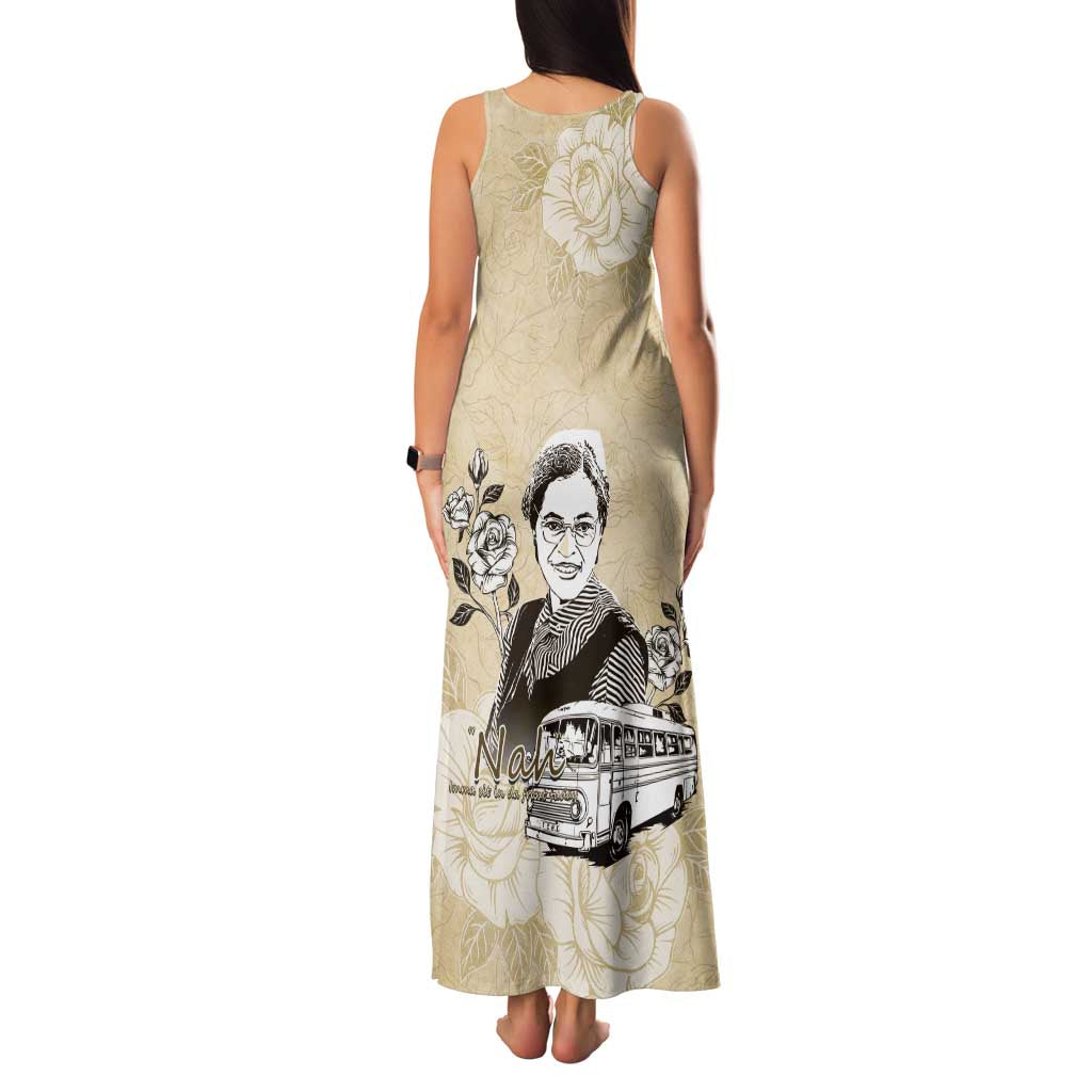 Nah Rosa Parks Family Matching Tank Maxi Dress and Hawaiian Shirt Black Women History