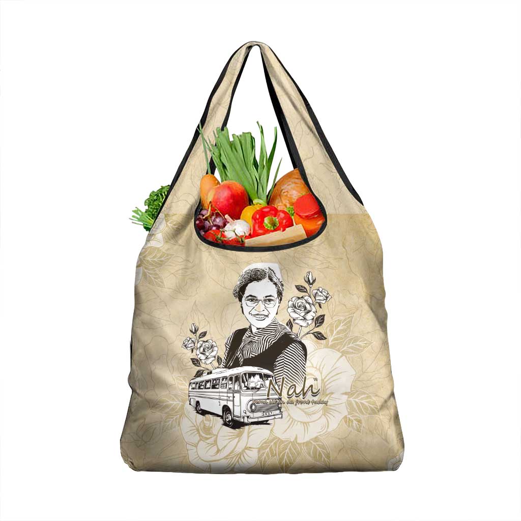Nah Rosa Parks Grocery Bag Black Women History