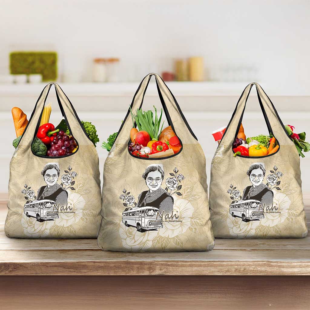 Nah Rosa Parks Grocery Bag Black Women History