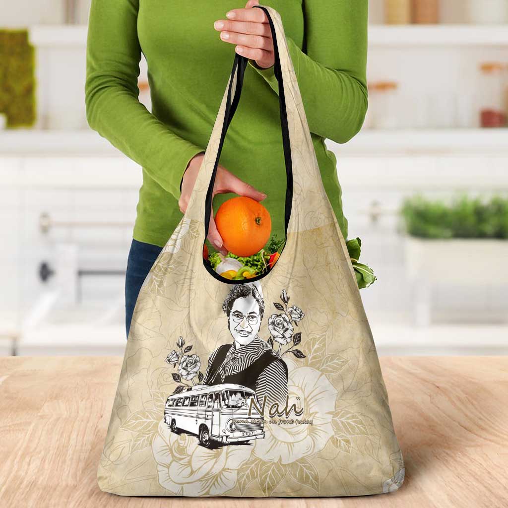 Nah Rosa Parks Grocery Bag Black Women History